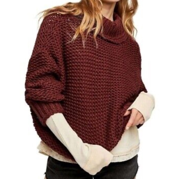 Free People My Only Sunshine Chunky Sweater - Picture 1 of 7